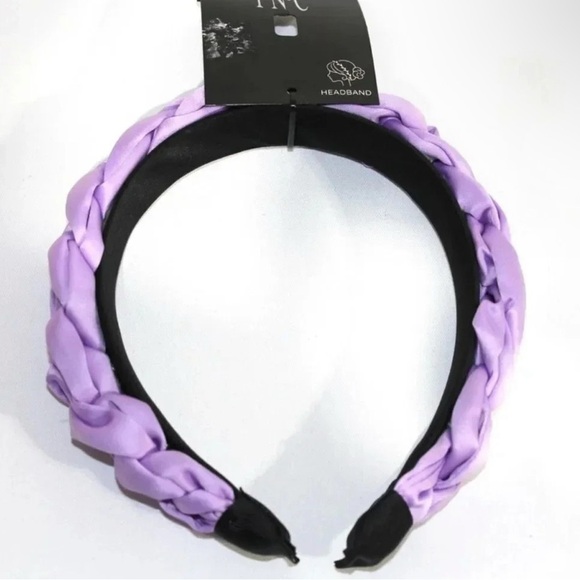INC International Concepts Accessories - INC Purple Braided Fabric Headband NWT
